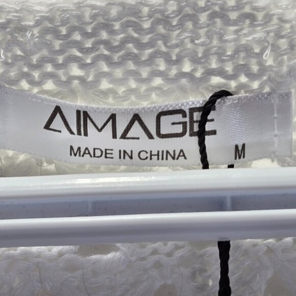 NWT White Crochet Swimsuit Cover-Up | Size Medium - Picture 2 of 5